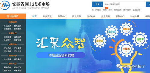 安徽省網(wǎng)上技術(shù)市場(chǎng)上線運(yùn)行 開(kāi)啟網(wǎng)絡(luò)技術(shù)服務(wù)新篇章